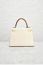 view 3 of 9 Hermes Epsom Kelly 25 Handbag in Nata, Gold, & Tricolor