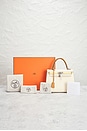 view 9 of 9 Hermes Epsom Kelly 25 Handbag in Nata, Gold, & Tricolor