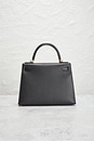 view 3 of 7 Hermes Epsom Kelly 28 Handbag in Black