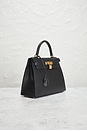 view 4 of 7 Hermes Epsom Kelly 28 Handbag in Black