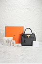 view 7 of 7 Hermes Epsom Kelly 28 Handbag in Black