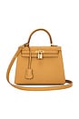 view 1 of 7 Hermes Epsom Kelly 25 Handbag in Sesame