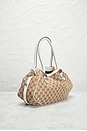 view 4 of 9 Gucci Match Ball Handbag in Beige