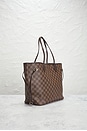 view 4 of 7 Louis Vuitton Damier Ebene Neverfull MM Tote Bag in Brown