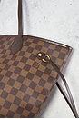 view 5 of 7 Louis Vuitton Damier Ebene Neverfull MM Tote Bag in Brown