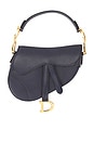 view 1 of 8 Dior Mini Saddle Bag in Navy
