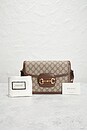 view 8 of 8 Gucci Horsebit 1955 Shoulder Bag in Beige
