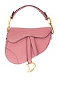 view 1 of 8 Dior Mini Saddle Bag in Pink