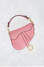 view 2 of 8 Dior Mini Saddle Bag in Pink