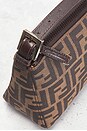 view 5 of 7 Fendi Zucca Pouch Handbag in Brown