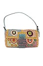 view 1 of 9 Fendi Embroidery Beaded Baguette Shoulder Bag in Multi