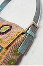 view 8 of 9 Fendi Embroidery Beaded Baguette Shoulder Bag in Multi