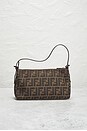view 3 of 8 Fendi Zucca Shoulder Bag in Brown