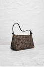 view 4 of 8 Fendi Zucca Shoulder Bag in Brown