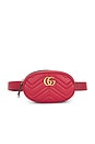 view 1 of 7 Gucci GG Marmont Belt Bag in Hibiscus Red