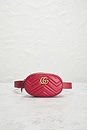 view 2 of 7 Gucci GG Marmont Belt Bag in Hibiscus Red