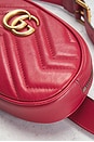 view 7 of 7 Gucci GG Marmont Belt Bag in Hibiscus Red