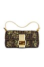view 1 of 10 Fendi Zucca Palm Tree Baguette Shoulder Bag in Multi