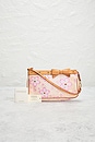 view 9 of 9 Louis Vuitton X Takashi Murakami Limited Edition Cherry Blossom Pochette Accessoires Shoulder Bag in Pink
