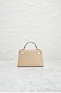 view 3 of 7 Hermes Epsom Kelly 20 Sellier Handbag in Trench & Craie
