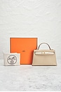 view 7 of 7 Hermes Epsom Kelly 20 Sellier Handbag in Trench & Craie