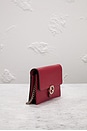 view 4 of 9 Gucci Interlocking G Wallet On Chain in Red