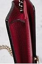 view 7 of 9 Gucci Interlocking G Wallet On Chain in Red