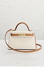 view 2 of 7 Hermes Epsom Kelly 20 Handbag in Nata & Gold
