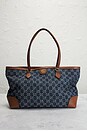 view 2 of 9 Gucci Denim Ophidia Tote Bag in Blue