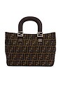 view 1 of 8 Fendi FF Zucca Handbag in Brown
