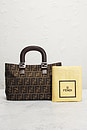 view 8 of 8 Fendi FF Zucca Handbag in Brown