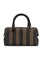 view 1 of 9 Fendi Pequin Mini Boston Bag in Brown