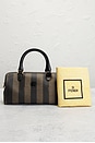 view 9 of 9 Fendi Pequin Mini Boston Bag in Brown