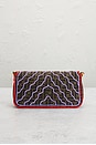 view 3 of 9 Fendi FF Bird Embroidered Baguette Shoulder Bag in Multi