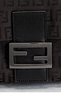 view 6 of 8 Fendi Zucchino Mama Baguette Shoulder Bag in Tobacco Brown