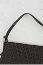 view 8 of 8 Fendi Zucchino Mama Baguette Shoulder Bag in Tobacco Brown