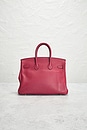 view 3 of 9 Hermes Swift Birkin 25 Handbag in Rouge Grenat