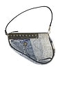 view 1 of 7 Dior By John Galliano Vintage Pochette Saddle Bag in Blue