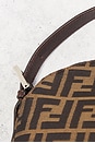 view 8 of 8 Fendi Zucca Mama Forever Baguette Shoulder Bag in Brown