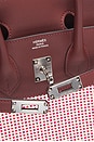 view 6 of 7 Hermes Swift & Toile Qaudrille Birkn 25 Handbag in Ecru Rouge