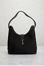 view 2 of 9 Gucci Hook Closure Hobo Bag in Black