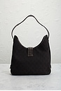 view 3 of 9 Gucci Hook Closure Hobo Bag in Black