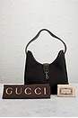 view 9 of 9 Gucci Hook Closure Hobo Bag in Black