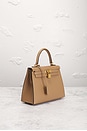 view 4 of 9 Hermes Epsom Kelly 25 Sellier Handbag in Chai