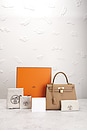 view 9 of 9 Hermes Epsom Kelly 25 Sellier Handbag in Chai