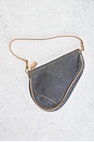 view 2 of 8 Dior Denim Vintage Pochette Saddle Bag in Blue