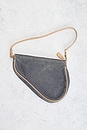 view 3 of 8 Dior Denim Vintage Pochette Saddle Bag in Blue