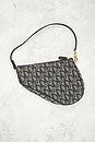 view 3 of 6 Dior Diorissimo Pochette Saddle Bag in Navy