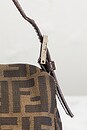 view 6 of 8 Fendi Zucca Mama Baguette Shoulder Bag in Tobacco Brown