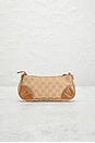 view 3 of 8 Gucci Nailhead Pochette Shoulder Bag in Brown